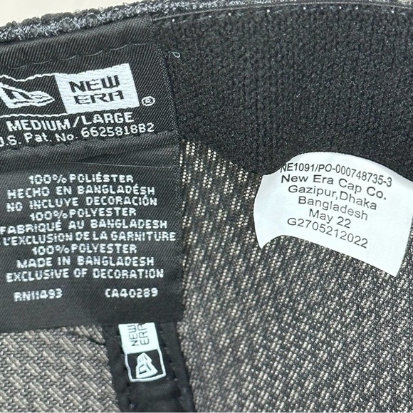 New Era 39Thirty Waste Management Camo Stretch Mesh Back Hat Cap Size M/L New - Picture 7 of 7